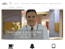 Tablet Screenshot of drchristophermorris.com